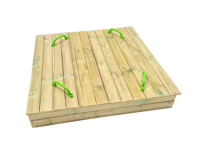 Arenero MASGAMES OBEN L con cubierta de madera