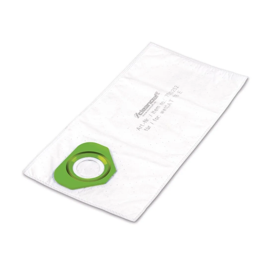Bolsa filtro-3 l cap. (5 uds.) para aspiradores wetCAT116E CLEANCRAFT 7010252