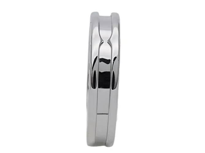Bulgari Anillo de banda de oro blanco Bvlgari B-zero1 Dorado 