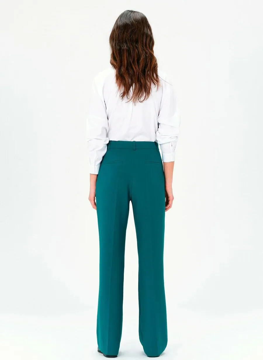 CAROLL POPALE - Pantalón ancho en verde
