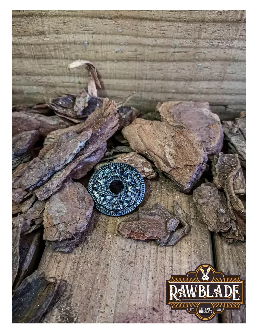 Colgante Amuleto Vikingo Egil - Plateado