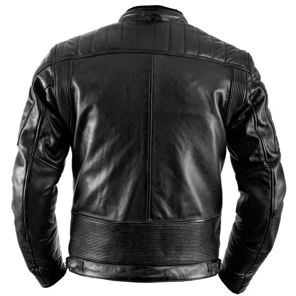 Helstons Cruiser Leather Rag Black 
