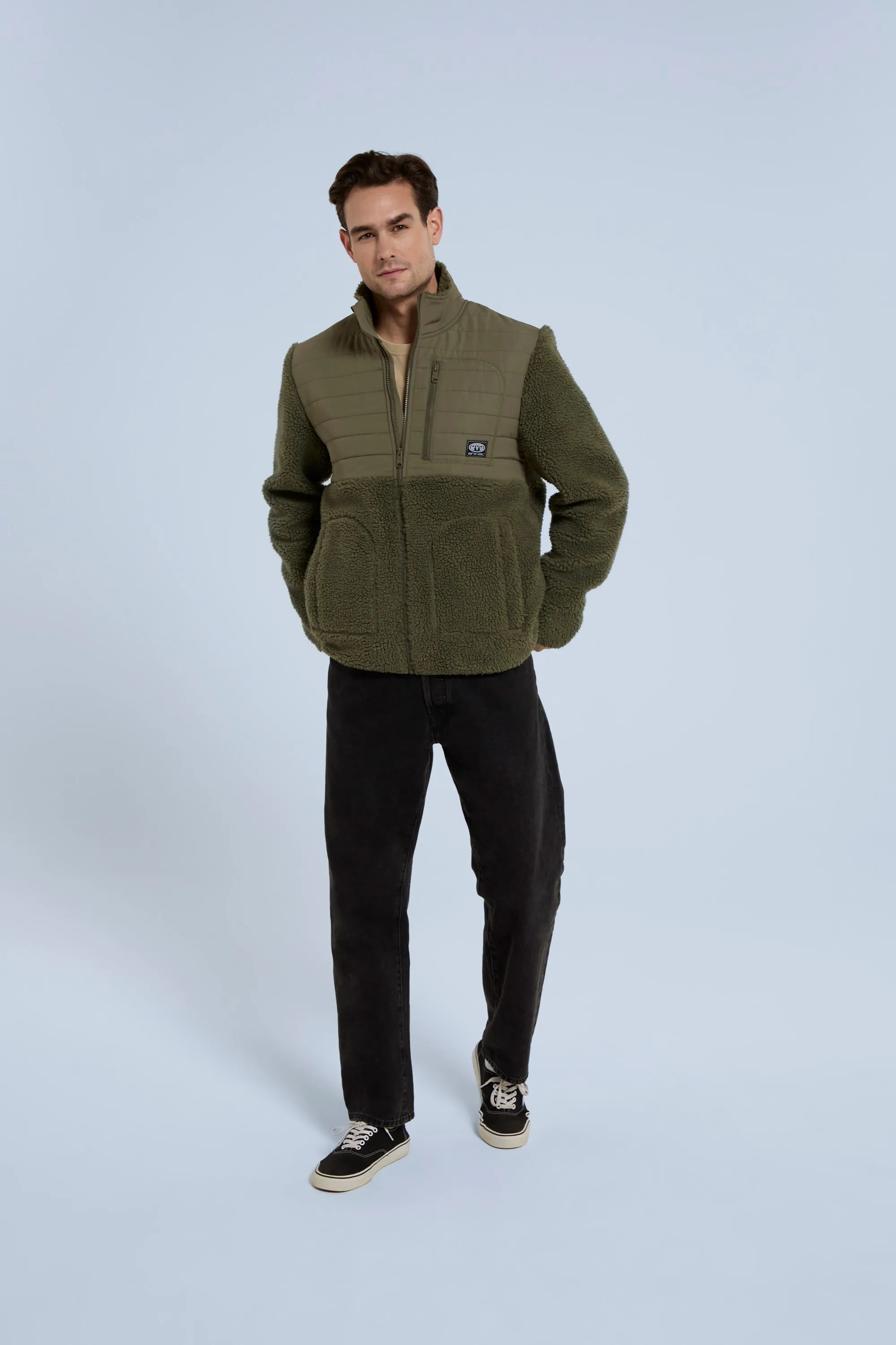 Hennie chaqueta de borrego reciclada para hombre