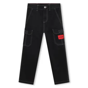 HUGO Pantalón ancho con bolsillos