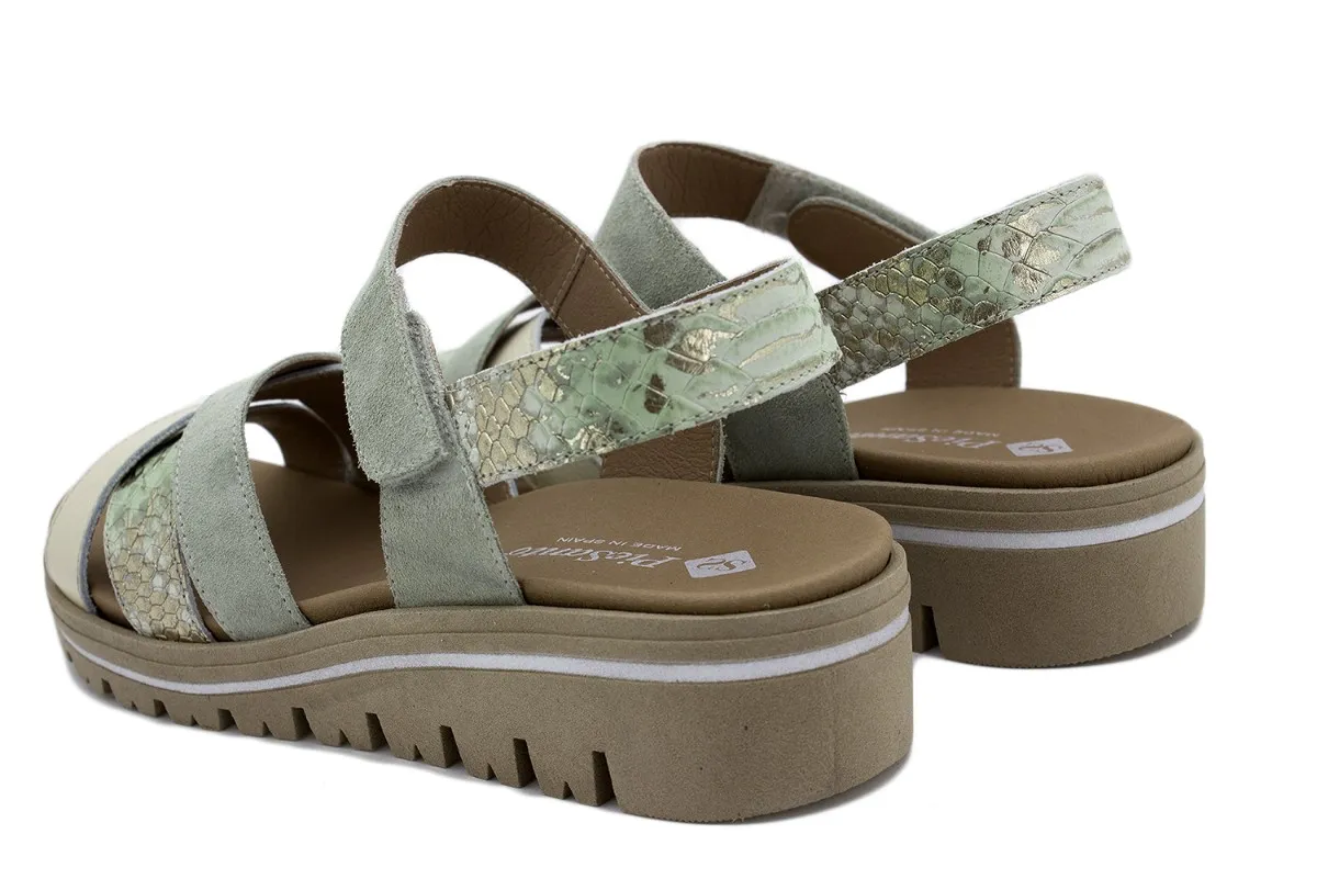 Ice Leather Removable Insole Sandal