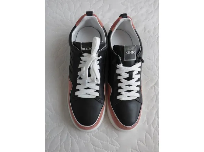 Kenzo zapatillas Negro Rosa Blanco 