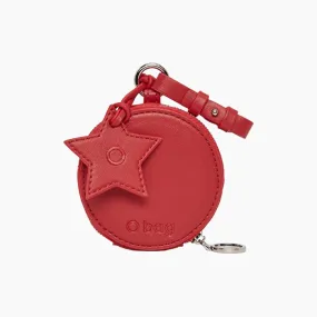 Monedero redondo Agatha rojo escarlata