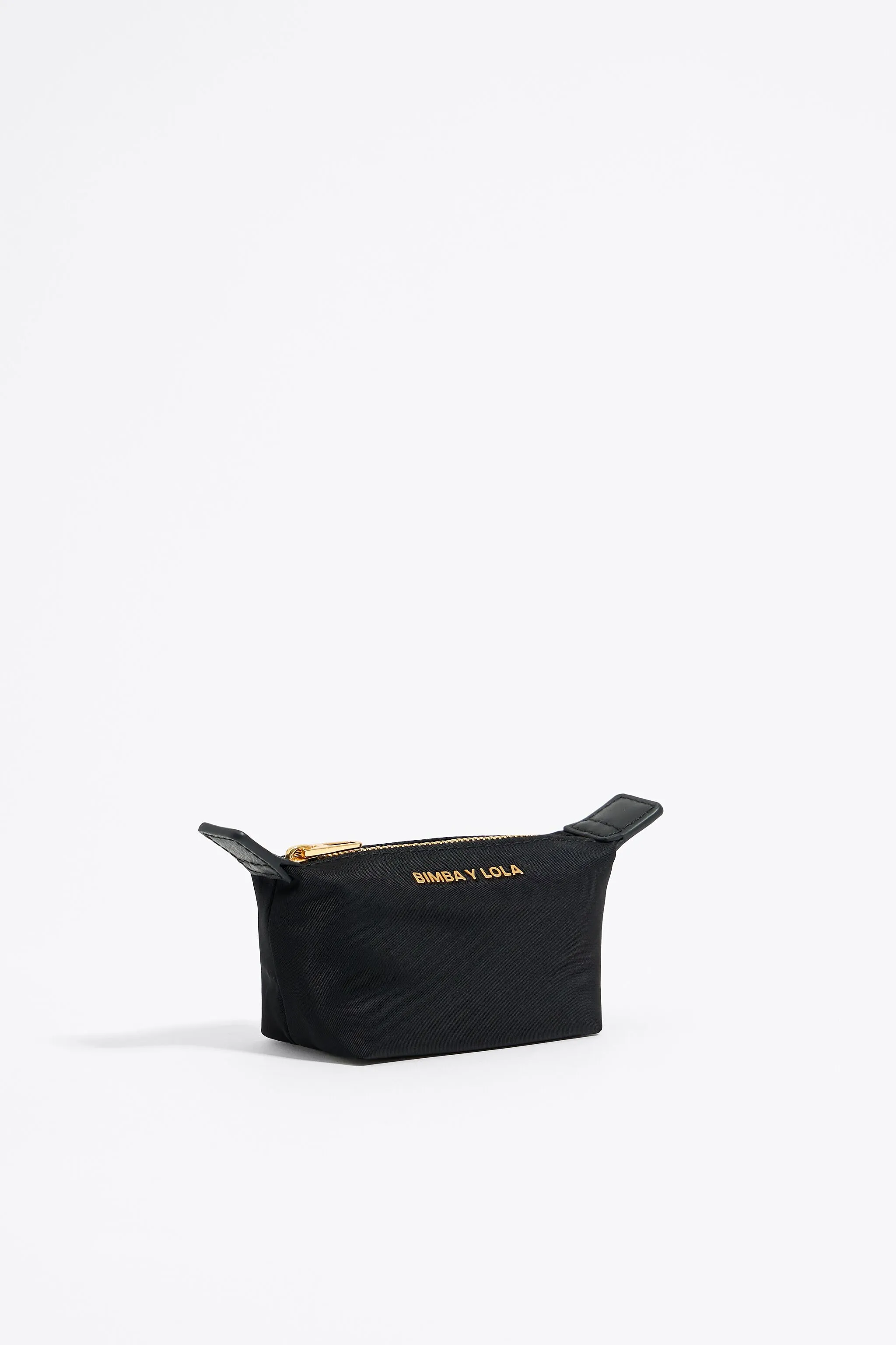 Monedero trapecio mini nylon negro