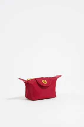 Monedero trapecio mini nylon rojo