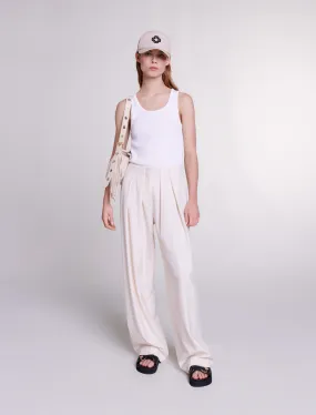 Pantalón de traje ancho