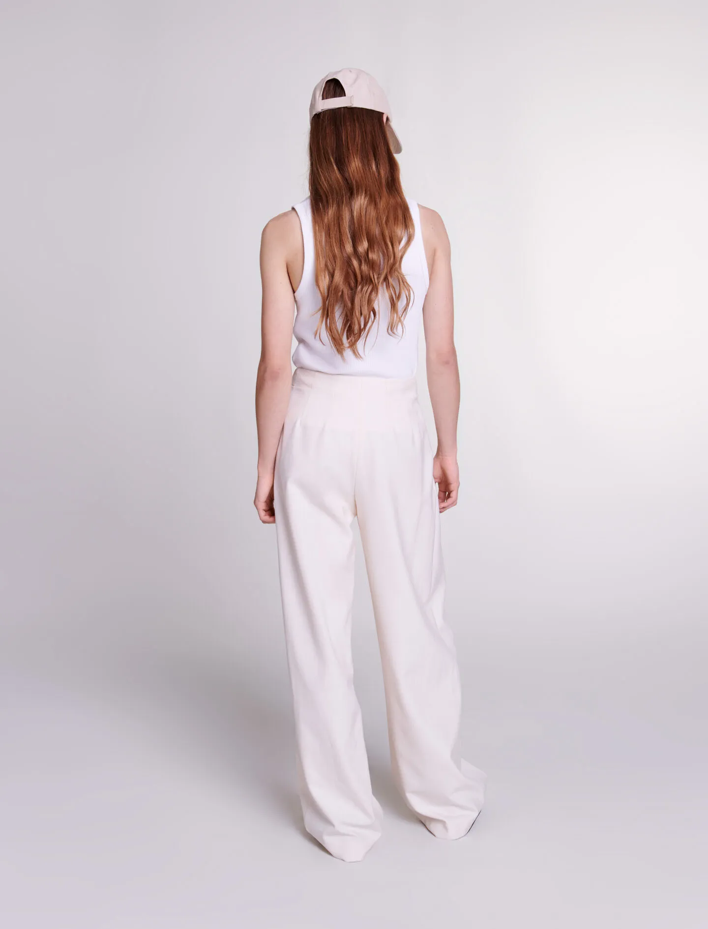 Pantalón de traje ancho