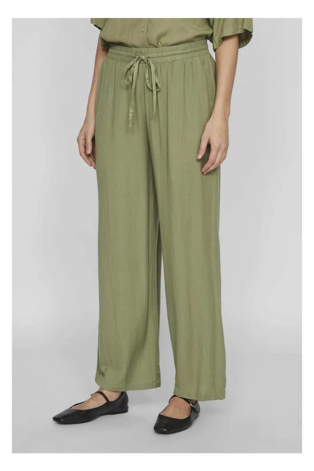 PANTALON TELA MUJER VIPRICIL VERDE