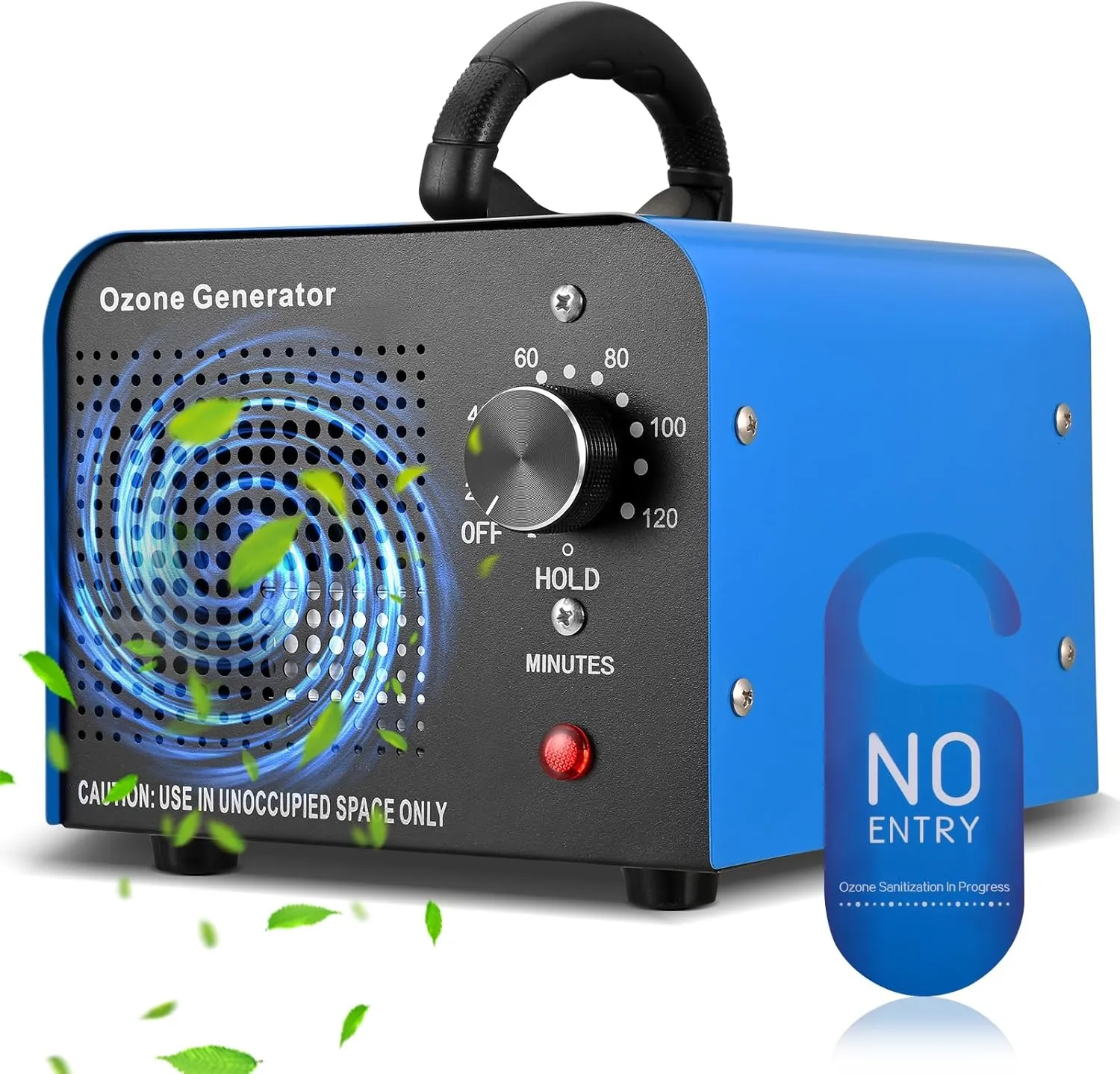QCXWCJWD Generador de Ozono 60000 MG/h, Ozono Hogar Purificador de Aire, Profesional Máquina de Ozono con Temporizador, Ozonizad