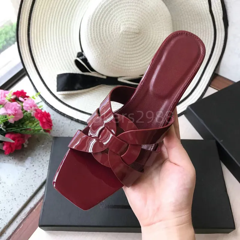 Saludo al diseñador de sandalias cruzadas tejidas, zapatillas, lujosos zapatos con tacón deslizante y punta abierta, zapatos cas