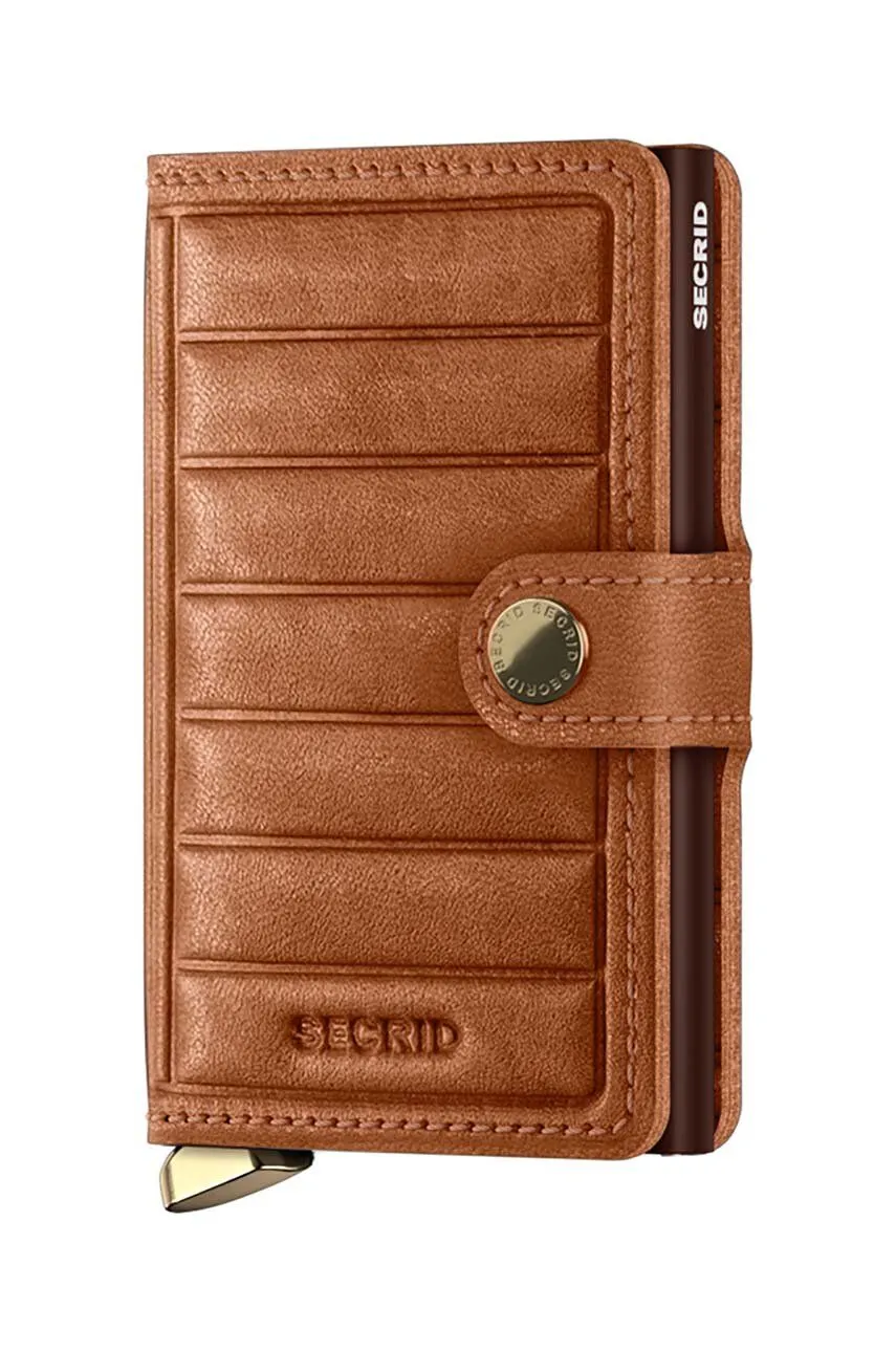 Secrid Leather Wallet Brown