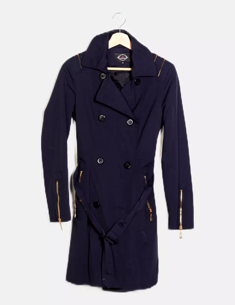 Shimai Trenca azul marina casual