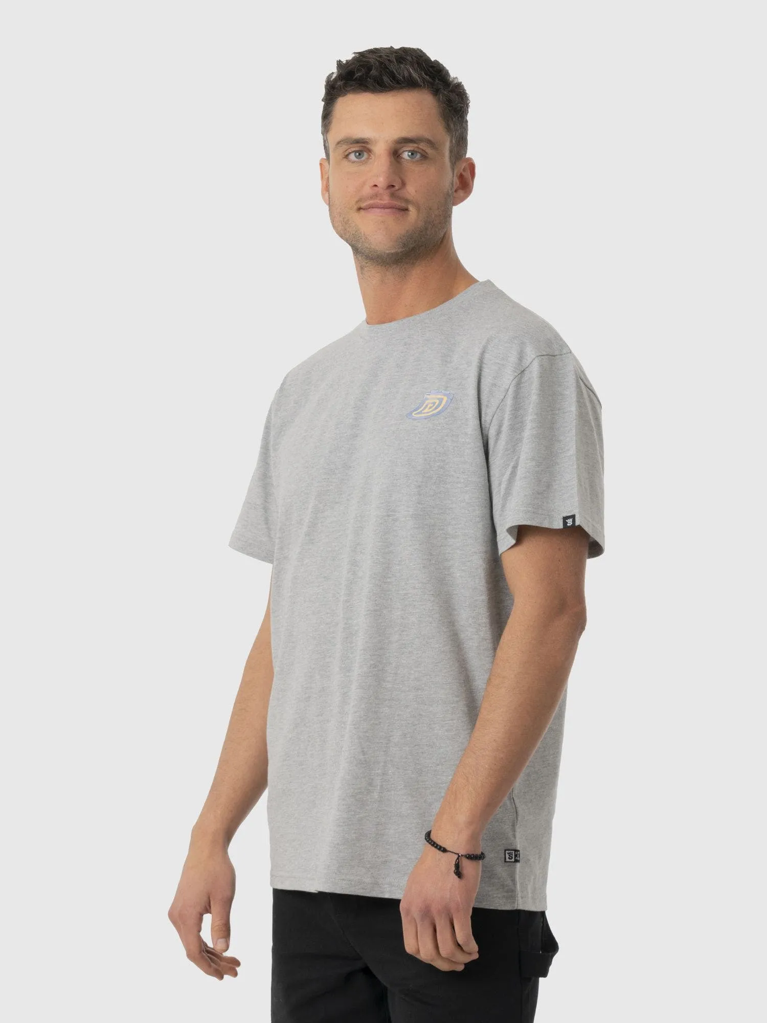 STOKED Polera Stoked Quilla Reciclada Hombre Gris