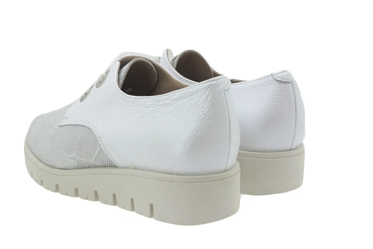 Tie shoe Leather Ice