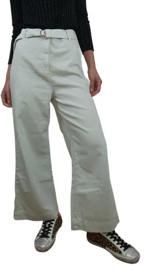 ZARA Pantalón Ancho Gris